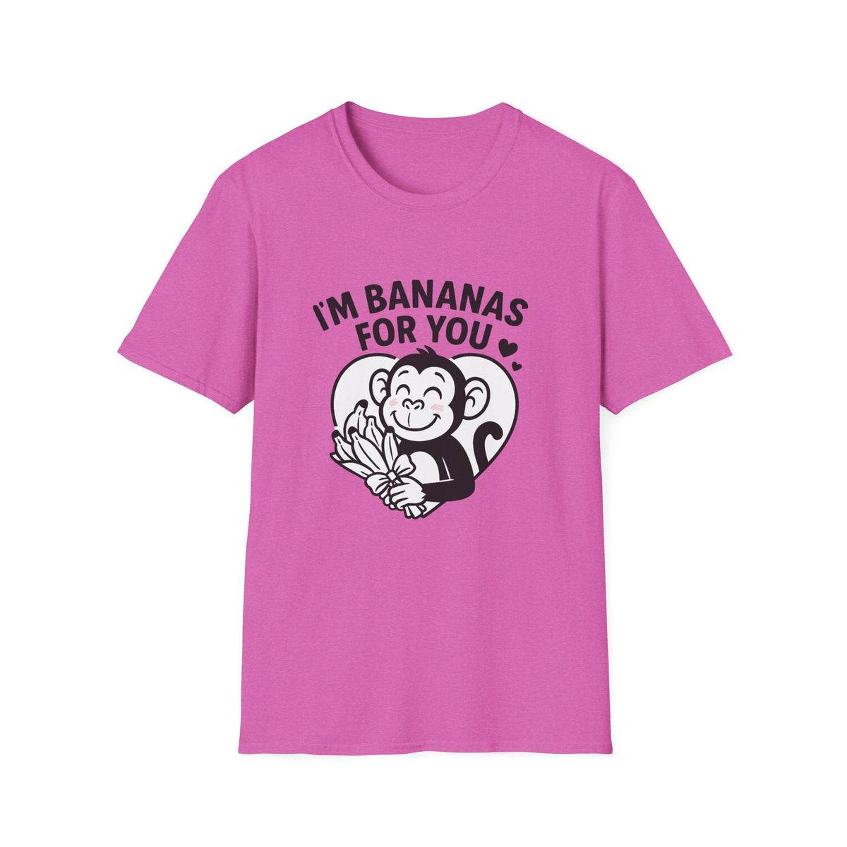 Monkey T-Shirt - 'I'm Bananas For You' Softstyle Tee