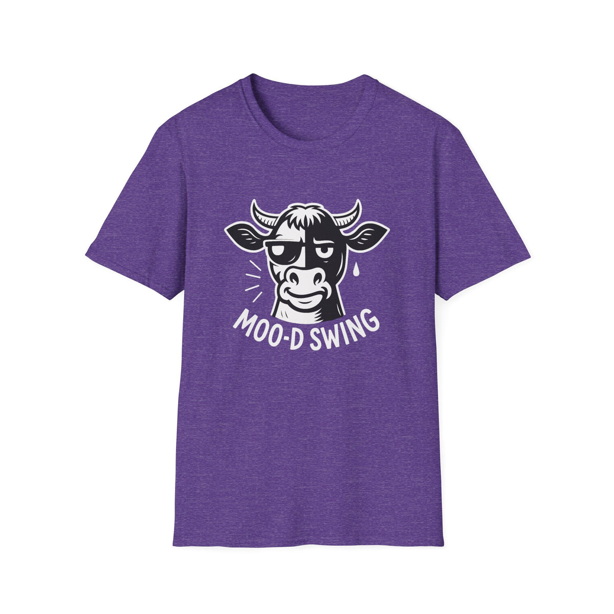 Cow T-Shirt - 'Moo-D Swing' Softstyle Tee