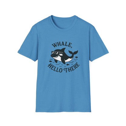 Whale T-Shirt - 'Whale Hello There' Softstyle Tee