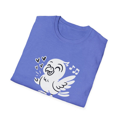 Bird T-Shirt - 'Talk Biiirdy To Me' Softstyle Tee