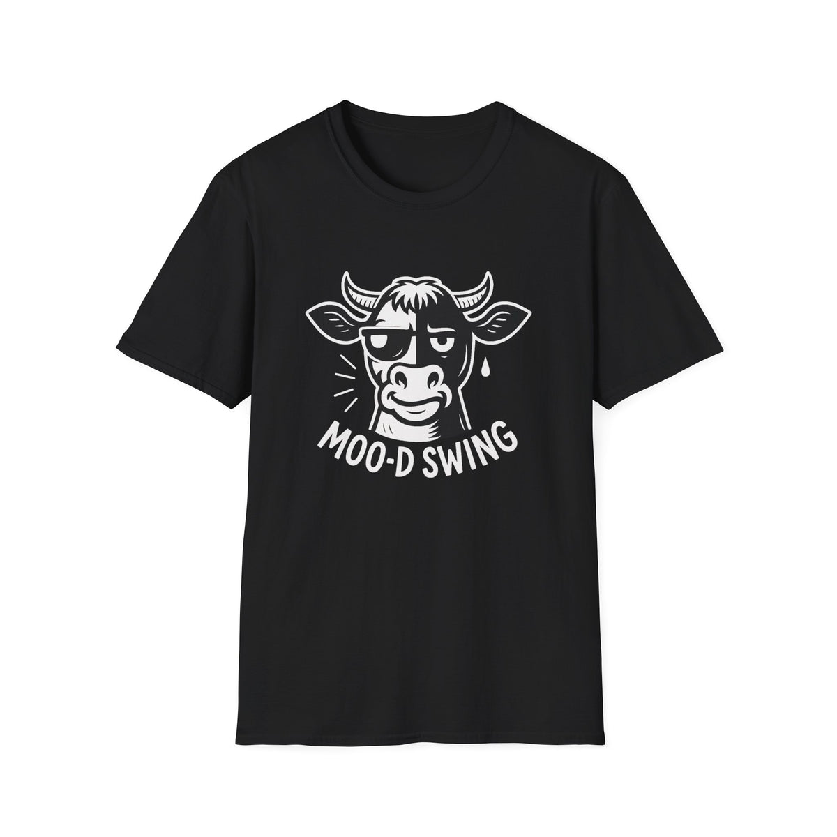 Cow T-Shirt - 'Moo-D Swing' Softstyle Tee