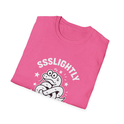 Slightly Unstable T-Shirt, Unisex Tee, Funny Graphic Shirt, Casual Wear, Gift for Friends, Quirky Fashion Statement