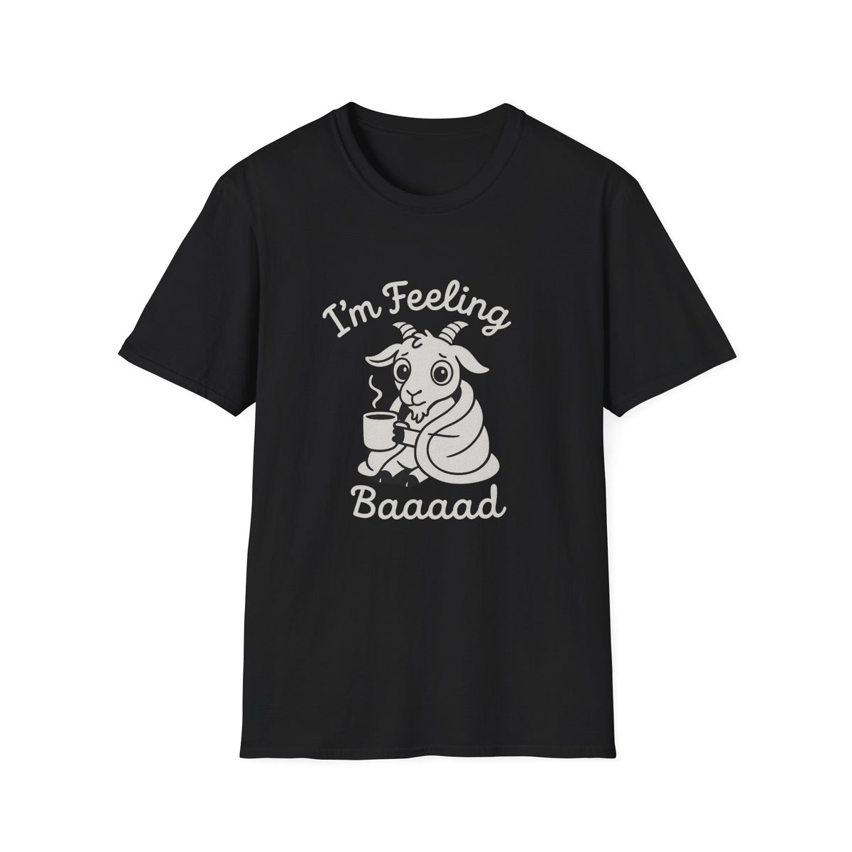 Goat T-Shirt - 'I'm Feeling Baaad' Softstyle Tee