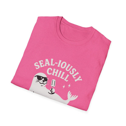 Seal T-Shirt - 'Sealiously Chill' Softstyle Tee