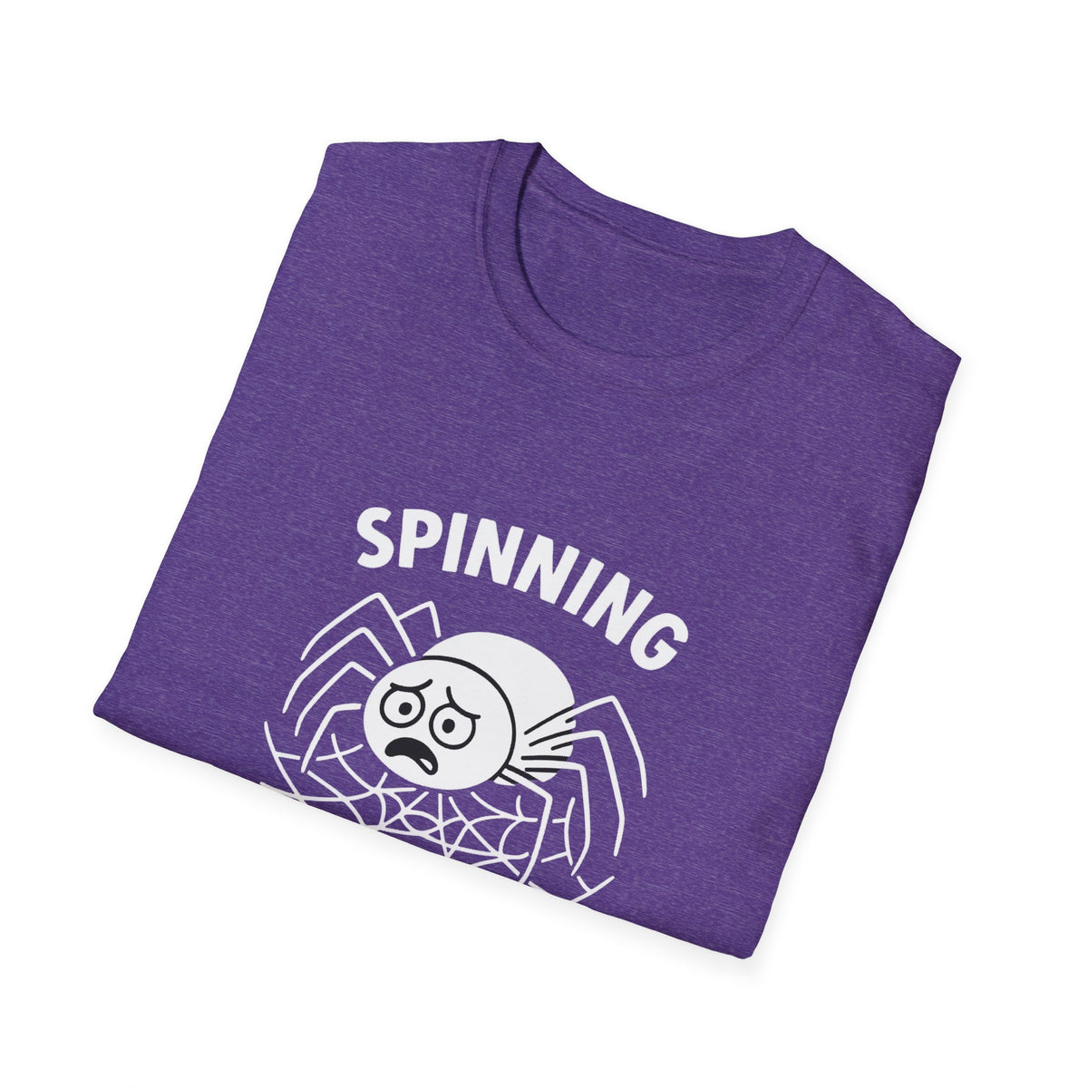 Spider T-Shirt - 'Spinning Out of Control' Softstyle Tee