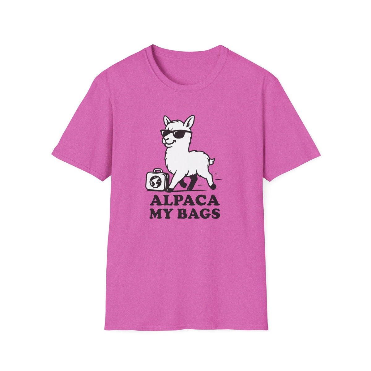 Alpaca T-Shirt - 'Alpaca My Bags' Softstyle Tee