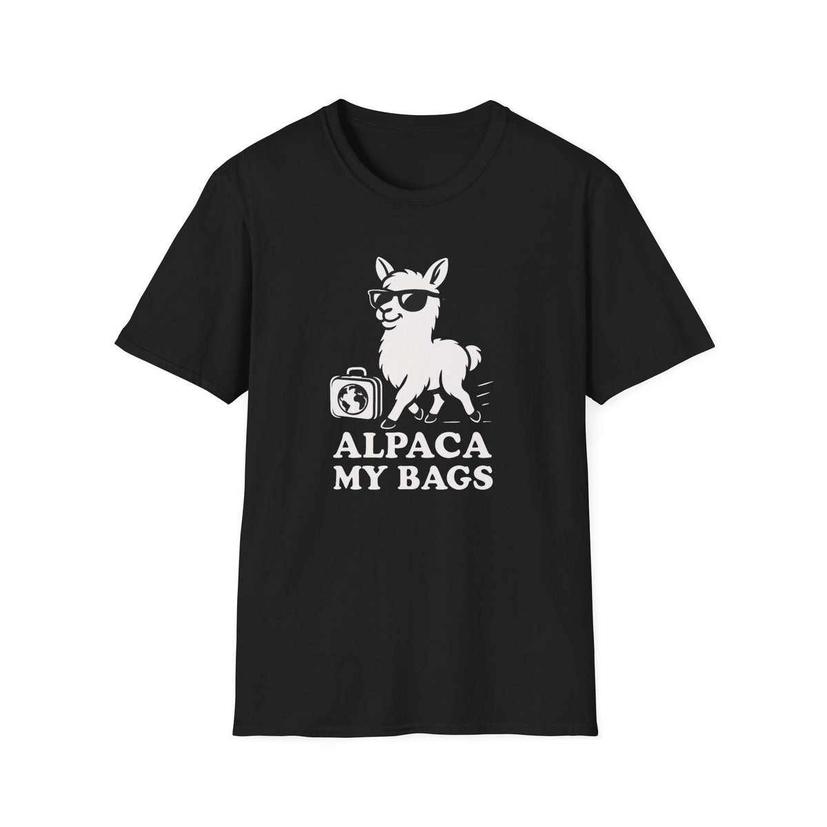 Alpaca T-Shirt - 'Alpaca My Bags' Softstyle Tee