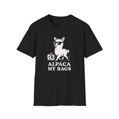 Alpaca T-Shirt - 'Alpaca My Bags' Softstyle Tee