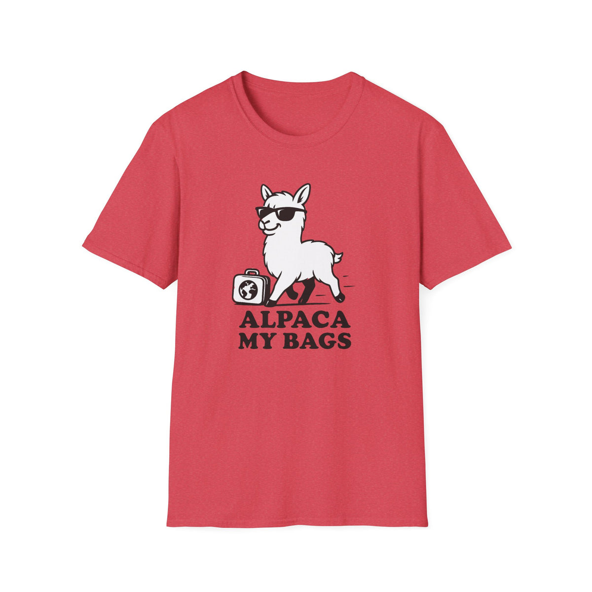 Alpaca T-Shirt - 'Alpaca My Bags' Softstyle Tee