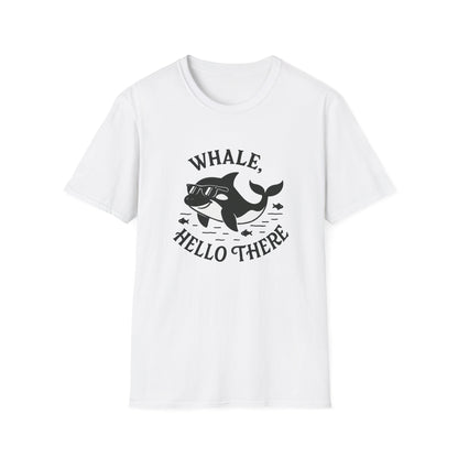 Whale T-Shirt - 'Whale Hello There' Softstyle Tee