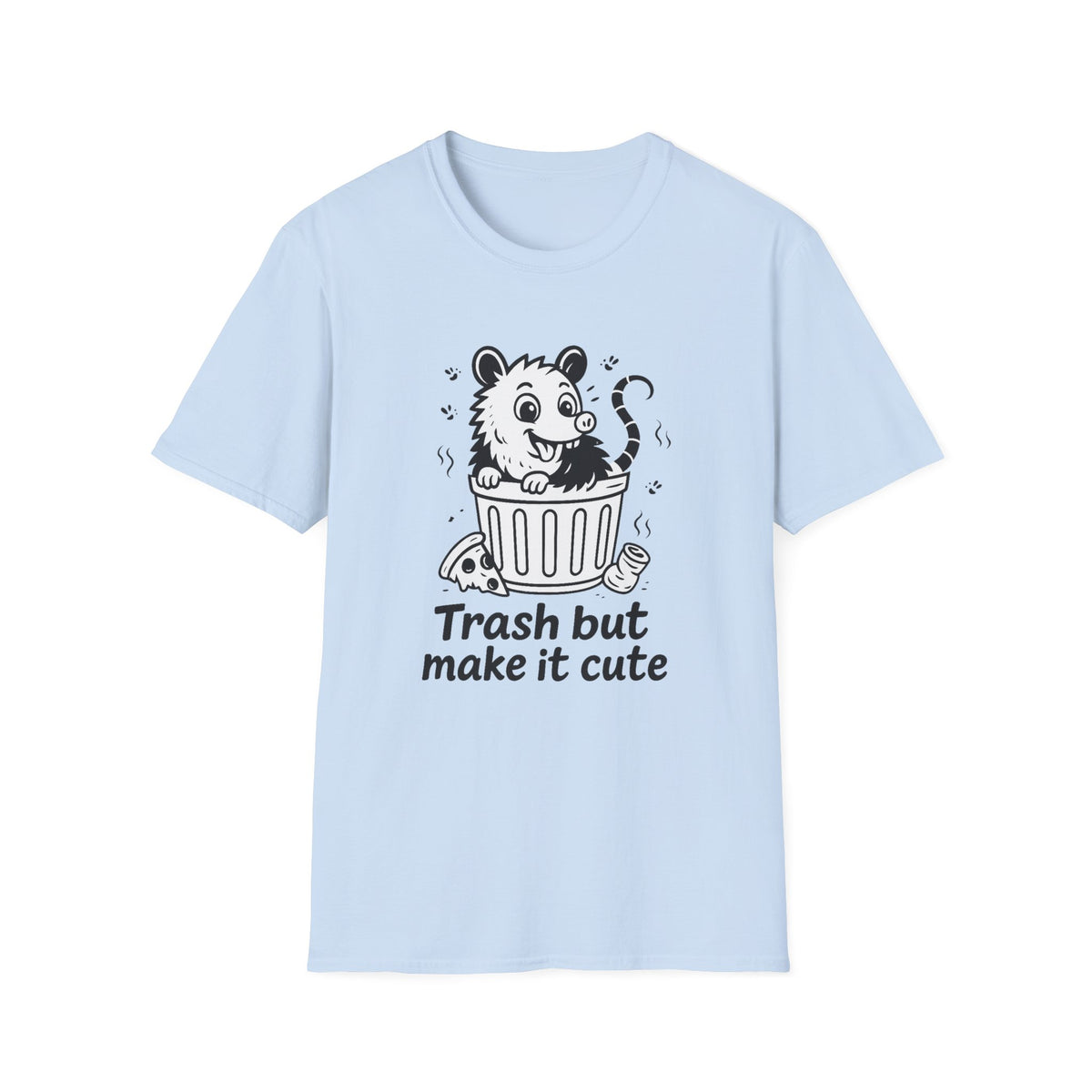 Possum T-Shirt - 'Trash But Make it Cute' Softstyle Tee