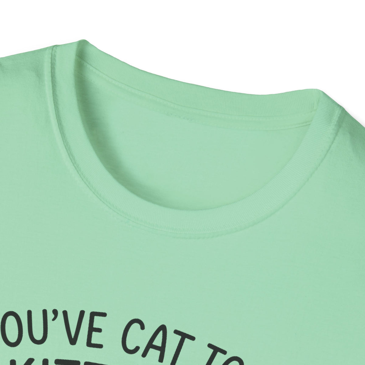 Cat T-Shirt - 'You've Cat To Be Kitten Me Right Meow' Softstyle Tee