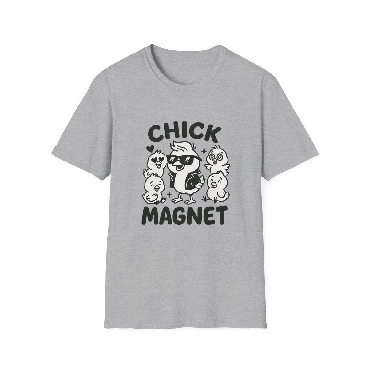 Chick T-Shirt - 'Chick Magnet' Softstyle Tee