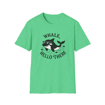 Whale T-Shirt - 'Whale Hello There' Softstyle Tee