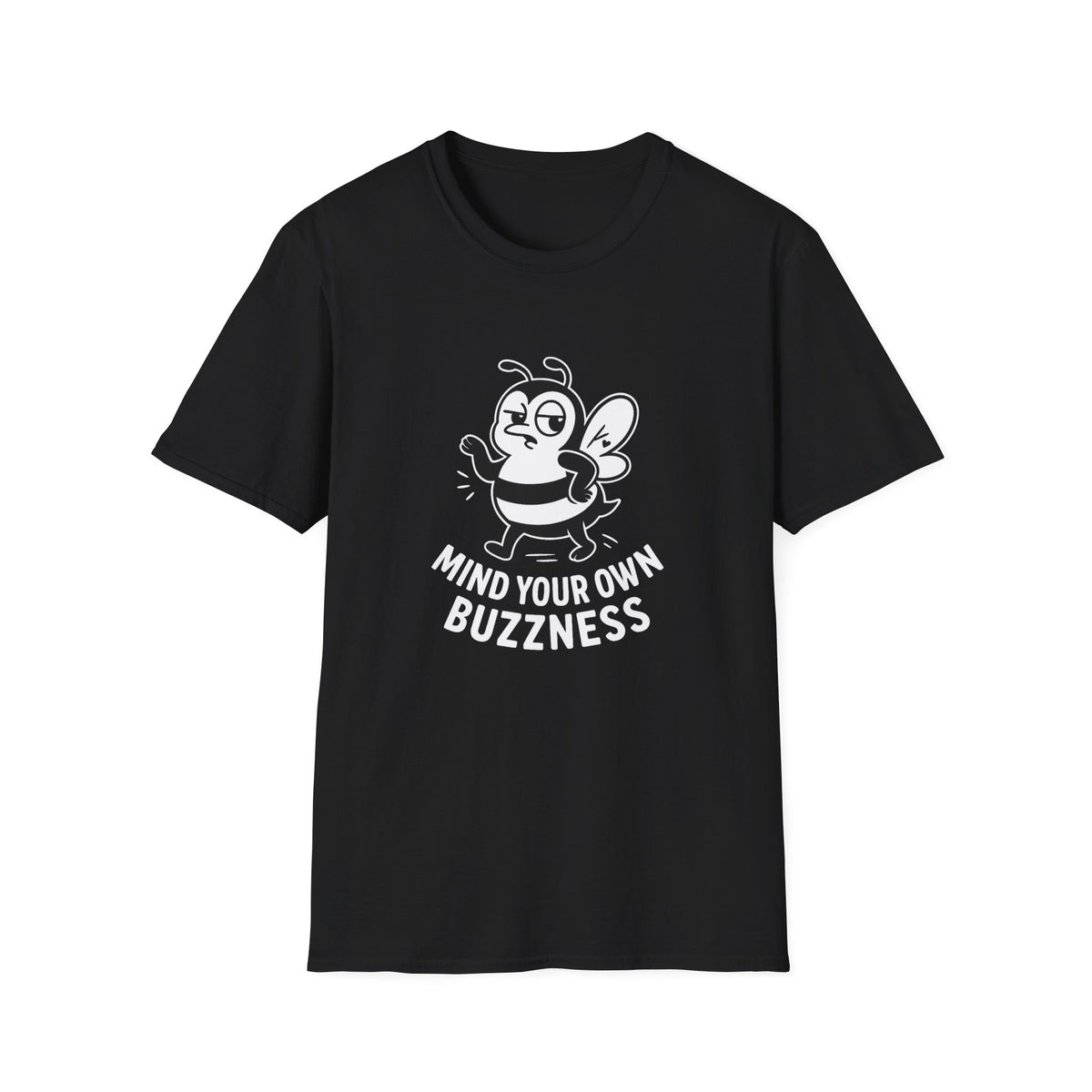 Bee T-Shirt - 'Mind Your Own Buzzness' Softstyle Tee