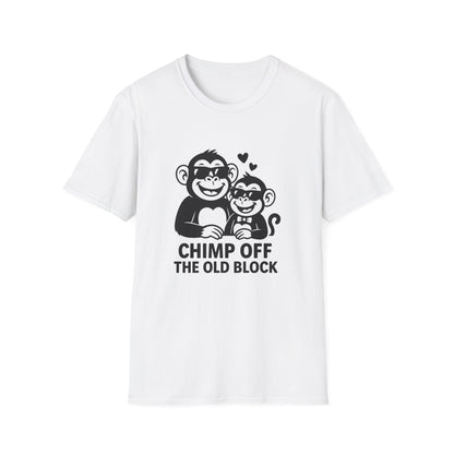 Monkey T-Shirt - 'Chimp Off the Old Block' Softstyle Tee