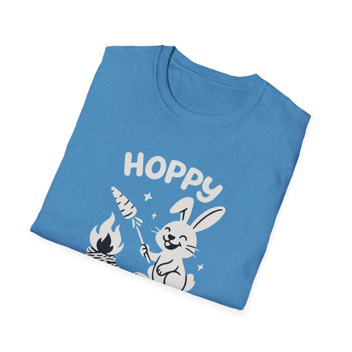 Rabbit T-Shirt - 'Hoppy Camper' Softstyle Tee