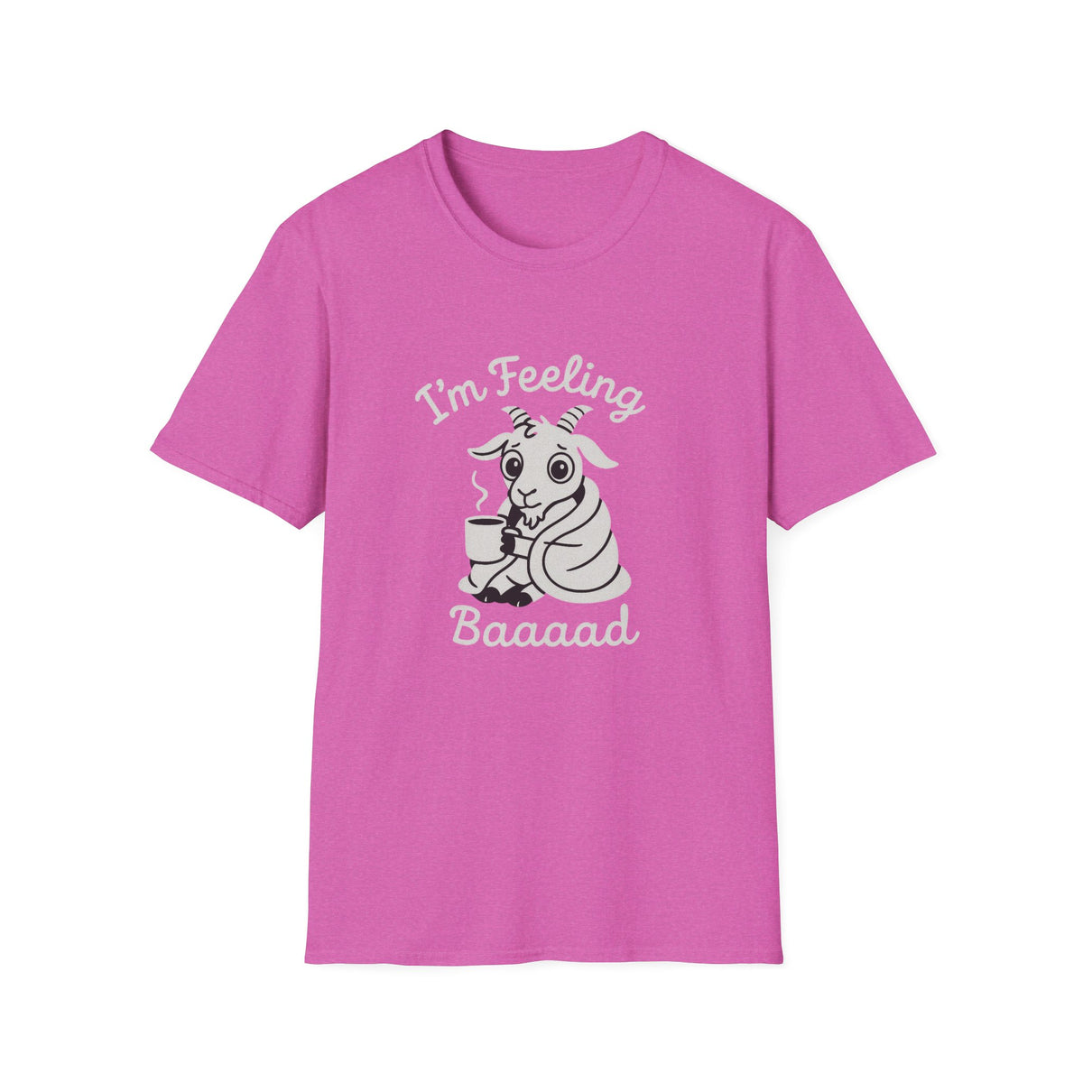 Goat T-Shirt - 'I'm Feeling Baaad' Softstyle Tee