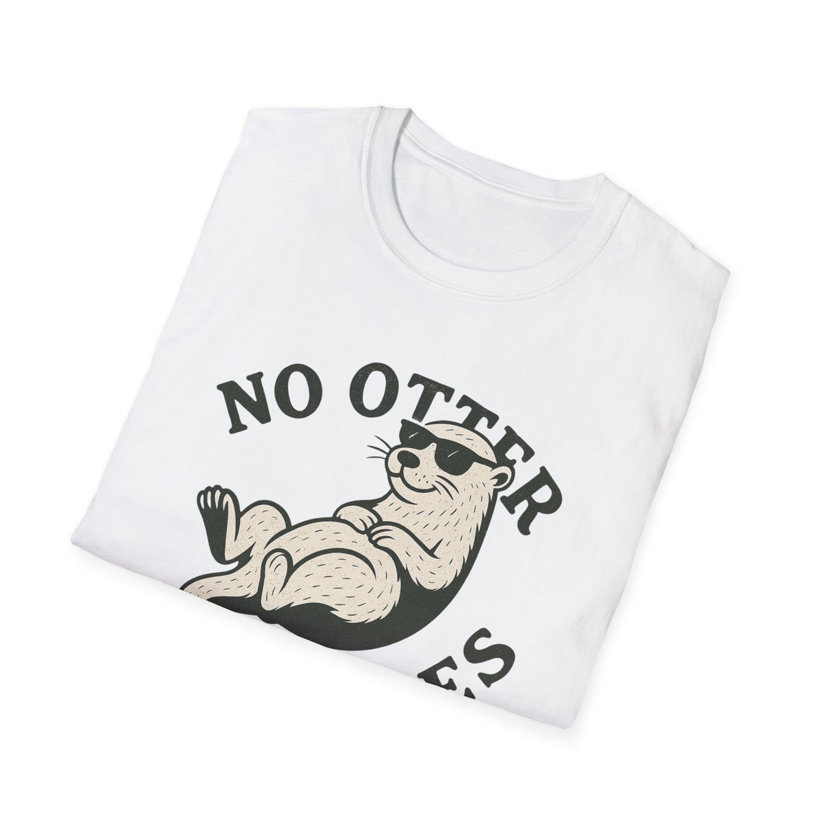 Otter T-Shirt - 'No Otter Worries' Softstyle Tee
