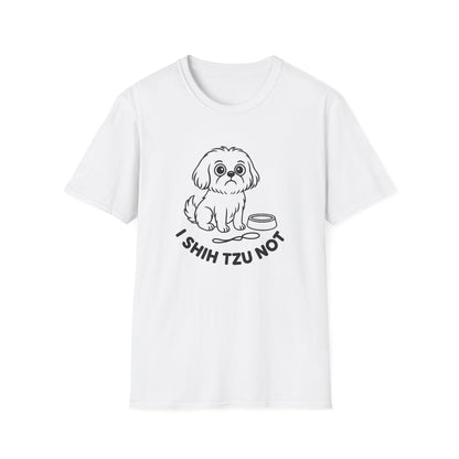 Shih Tzu Not Unisex Softstyle T-Shirt | Funny Dog Lover Tee, Pet Owner Gift, Casual Wear, Gift for Dog Lovers, Cute Animal Shirt