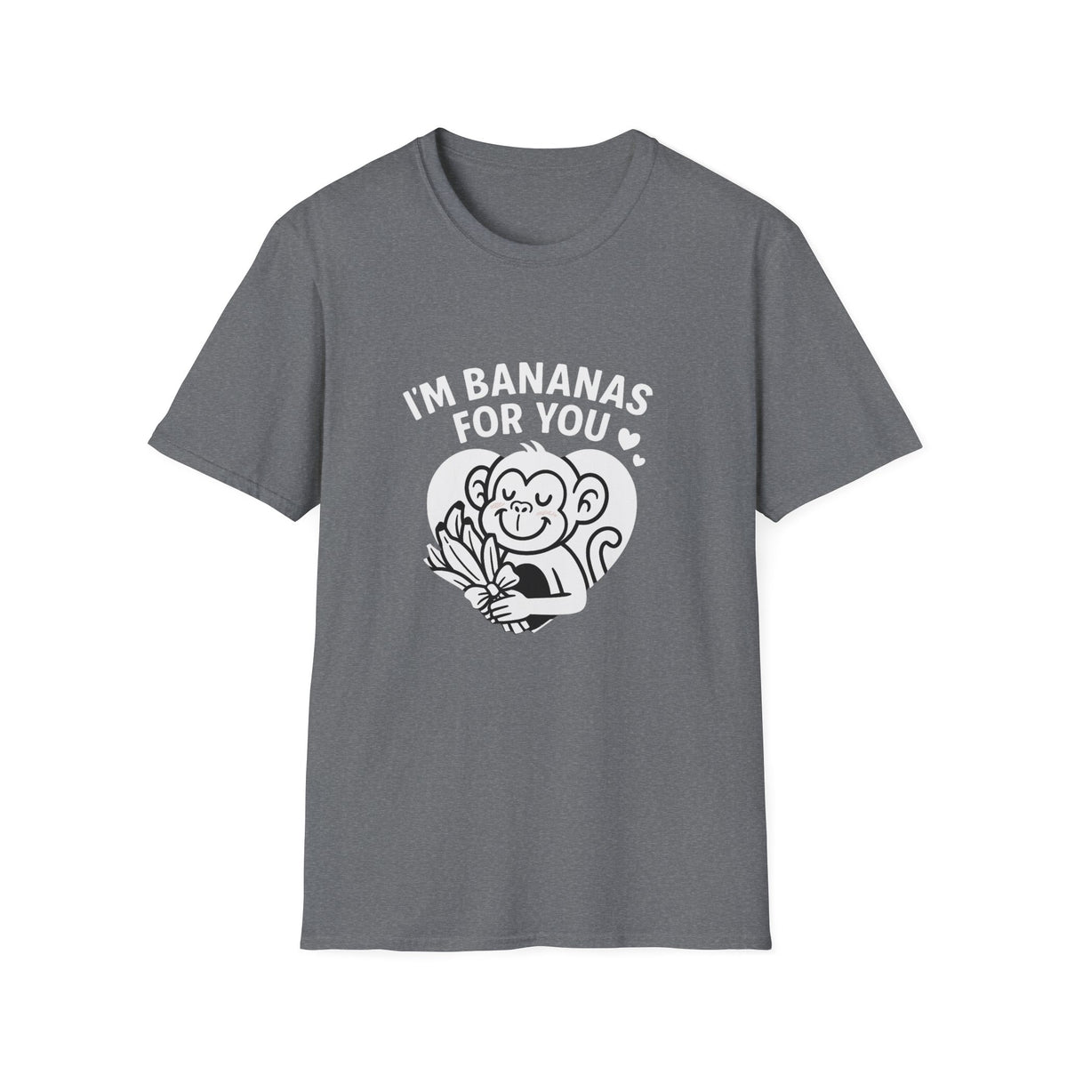 Monkey T-Shirt - 'I'm Bananas For You' Softstyle Tee