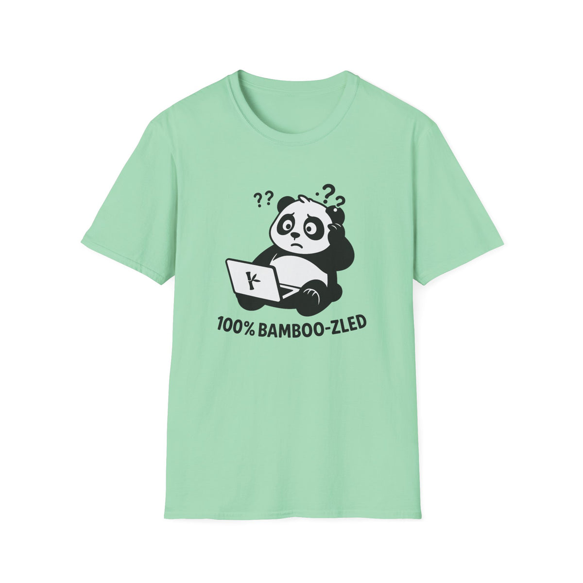 Panda T-Shirt - '100% Bamboozled' Softstyle Tee