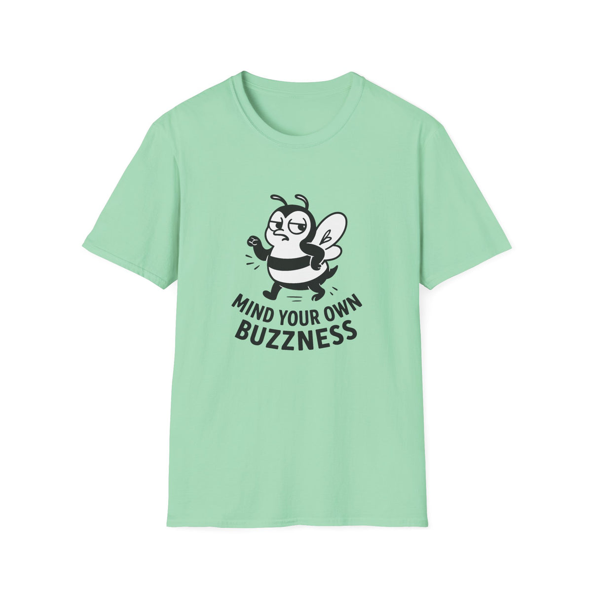 Bee T-Shirt - 'Mind Your Own Buzzness' Softstyle Tee