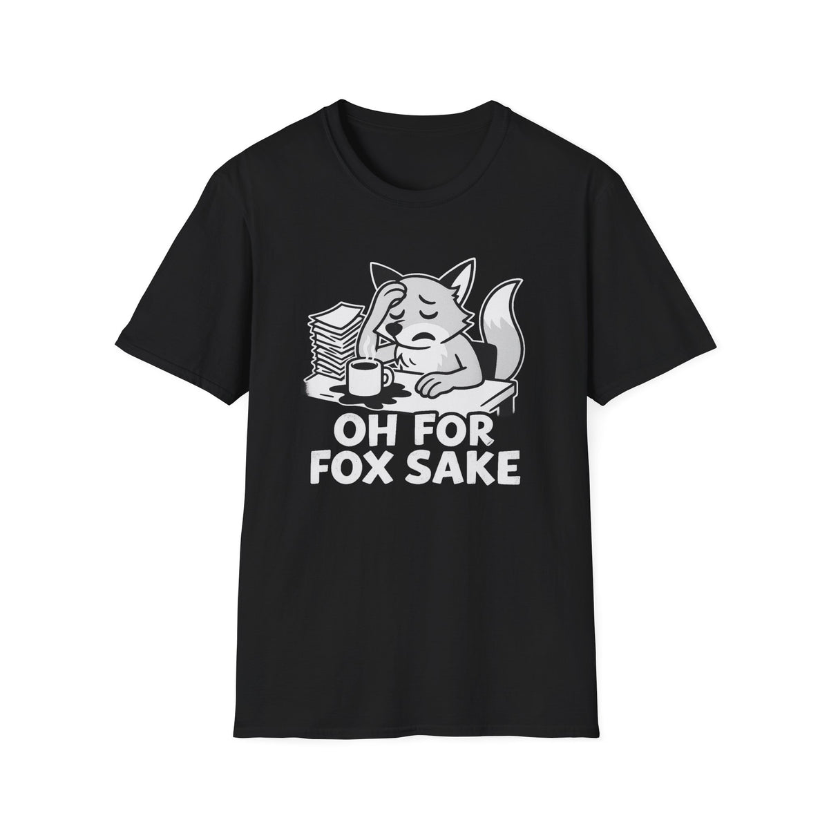 Fox T-Shirt - 'Oh For Fox Sake' Softstyle Tee