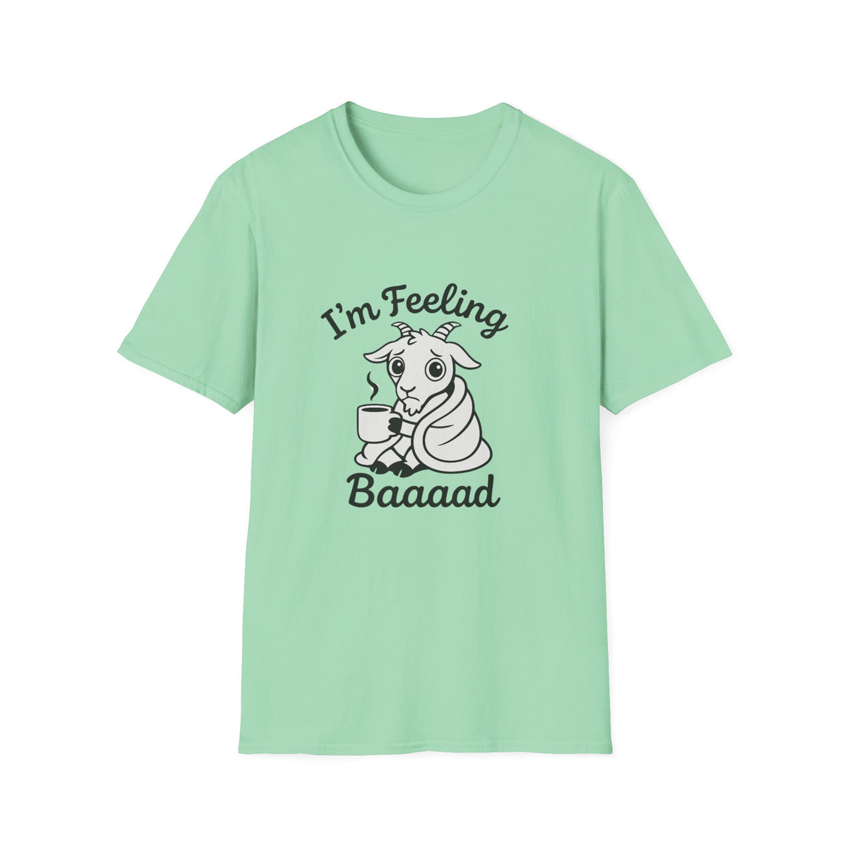 Goat T-Shirt - 'I'm Feeling Baaad' Softstyle Tee