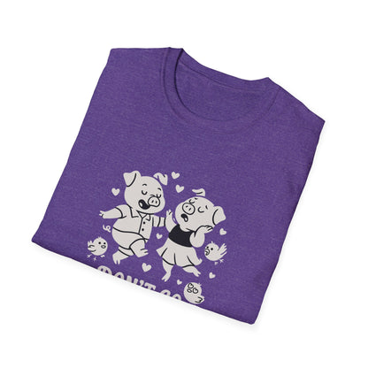 Pig T-Shirt - 'Don't Go Bacon My Heart' Softstyle Tee