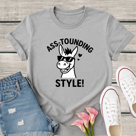 Donkey T-Shirt - 'Ass-Tounding' Softstyle Tee