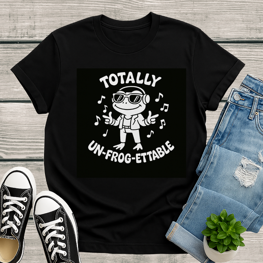 Frog T-Shirt - 'Totally Un-Frog-Gettable' Softstyle Tee