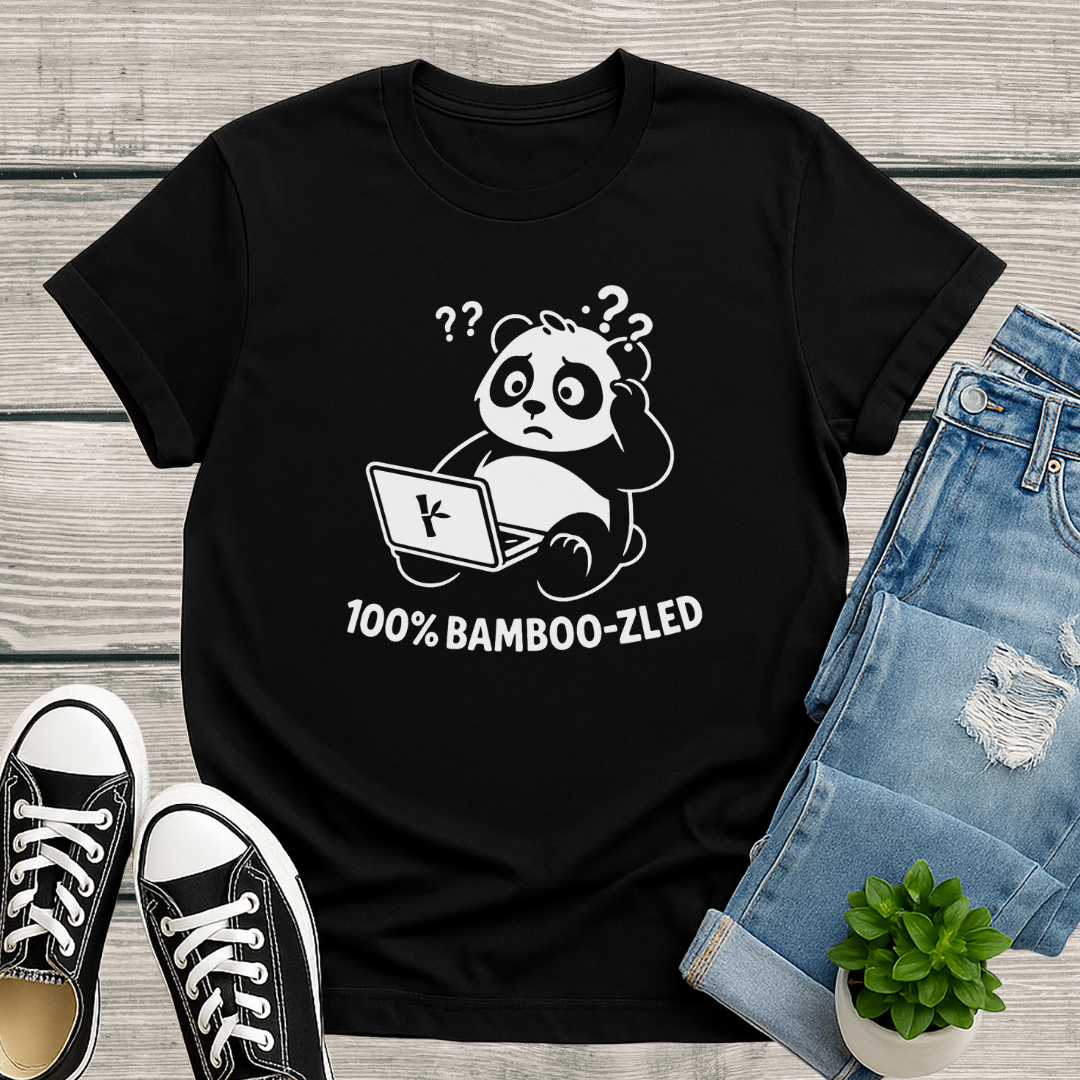 Panda T-Shirt - '100% Bamboozled' Softstyle Tee